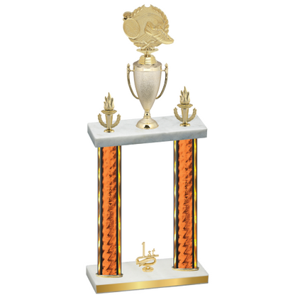 Double Orange Glacier First Place Running Trophy