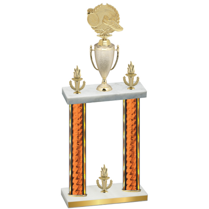 Double Orange Glacier Victory Running Trophy