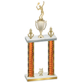 Double Orange Glacier Year Tennis Trophy