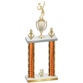 Double Orange Glacier Year Tennis Trophy