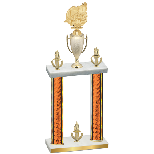 Double Orange Glacier Victory Swimming Trophy