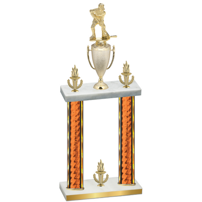 Double Orange Glacier Victory Hockey Trophy
