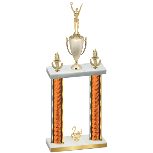 Double Orange Glacier Second Place Victory Trophy
