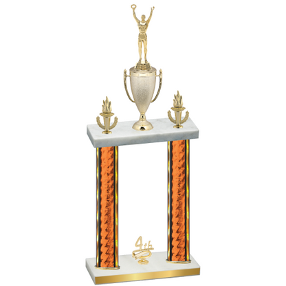 Double Orange Glacier Fourth Place Victory Trophy