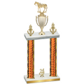 Double Orange Glacier Year Horses Trophy