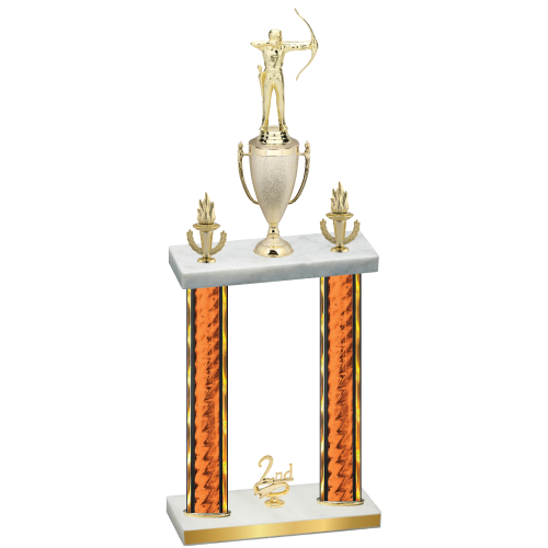 Double Orange Glacier Second Place Archery Trophy