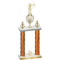Double Orange Glacier Fourth Place Archery Trophy
