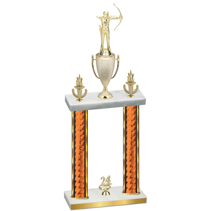 Double Orange Glacier Year Archery Trophy
