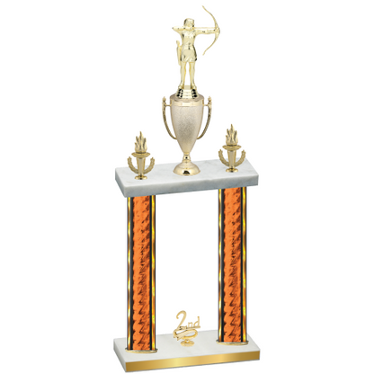 Double Orange Glacier Second Place Archery Trophy