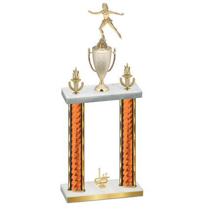 Double Orange Glacier First Place Skater Trophy