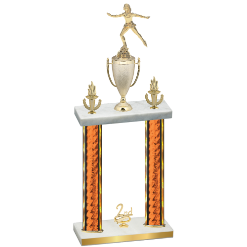 Double Orange Glacier Second Place Skater Trophy