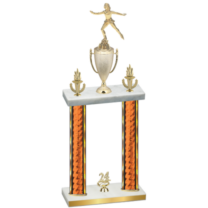 Double Orange Glacier Year Skater Trophy