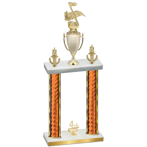 Double Orange Glacier Fourth Place Music Trophy