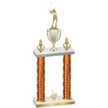Double Orange Glacier First Place Golf Trophy