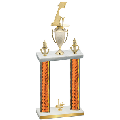 Double Orange Glacier First Place Golf Trophy