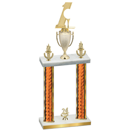Double Orange Glacier Year Golf Trophy