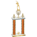 Double Orange Glacier First Place Softball Trophy