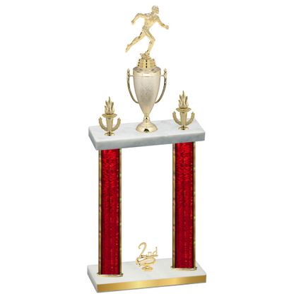 Double Red Glacier Second Place Running Trophy