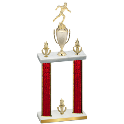 Double Red Glacier Victory Running Trophy