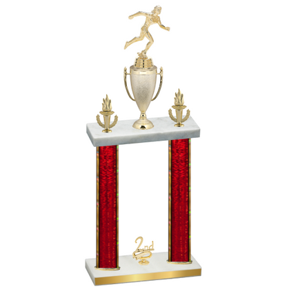 Double Red Glacier Second Place Running Trophy