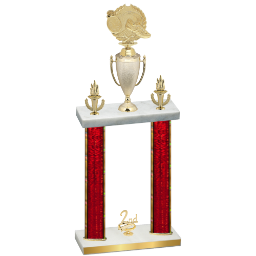 Double Red Glacier Second Place Running Trophy