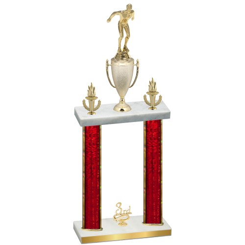 Double Red Glacier Third Place Swimming Trophy