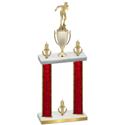 Double Red Glacier Victory Swimming Trophy