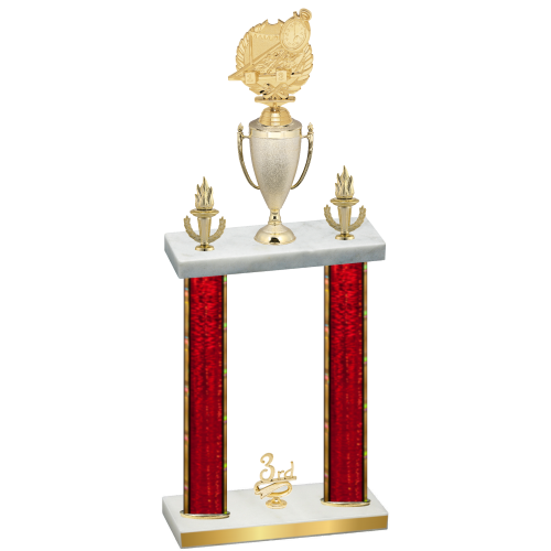 Double Red Glacier Third Place Swimming Trophy
