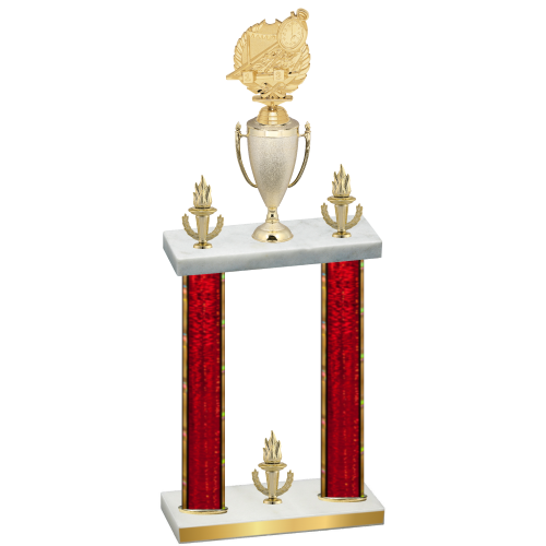 Double Red Glacier Victory Swimming Trophy