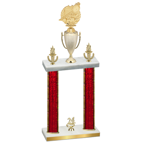 Double Red Glacier Year Swimming Trophy