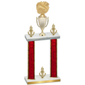 Double Red Glacier Victory Cheerleading Trophy