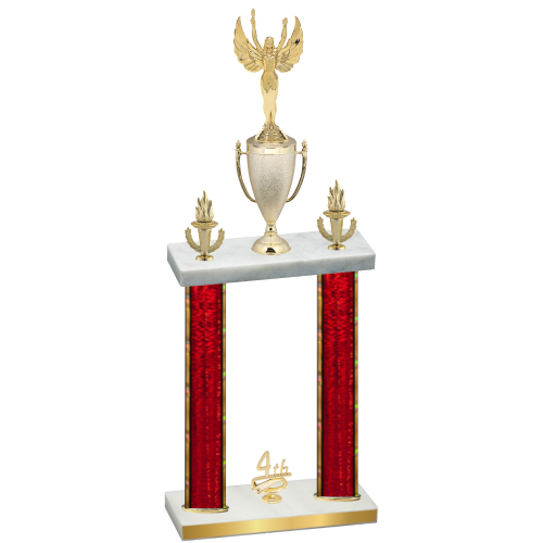 Double Red Glacier Fourth Place Victory Trophy
