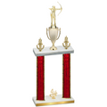 Double Red Glacier Fourth Place Archery Trophy