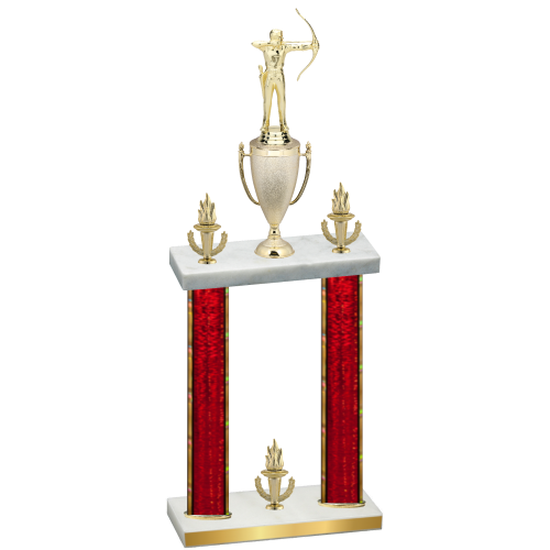 Double Red Glacier Victory Archery Trophy