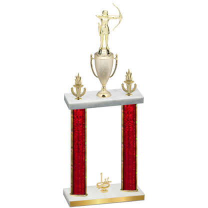 Double Red Glacier First Place Archery Trophy