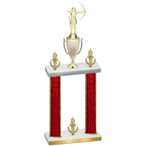 Double Red Glacier Victory Archery Trophy