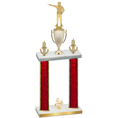 Double Red Glacier Fourth Place Shooter Trophy