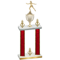 Double Red Glacier Victory Skater Trophy