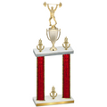Double Red Glacier Victory Weights Trophy