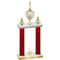 Double Red Glacier Second Place Chess Trophy