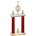Double Red Glacier Victory Chess Trophy