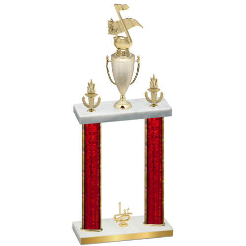 Double Red Glacier First Place Music Trophy
