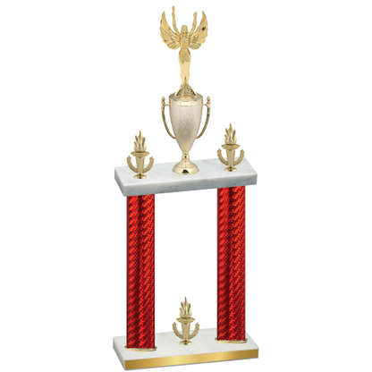Double Red Carbon Fiber Victory Victory Trophy