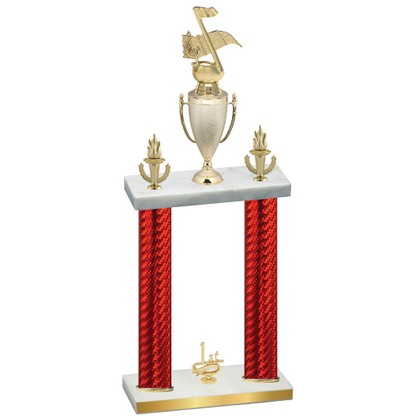 Double Red Carbon Fiber First Place Music Trophy