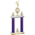 Double Purple Carbon Fiber Victory Tennis Trophy