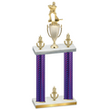 Double Purple Carbon Fiber Victory Hockey Trophy