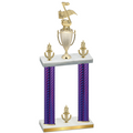 Double Purple Carbon Fiber Victory Music Trophy