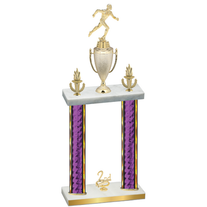Double Purple Glacier Second Place Running Trophy