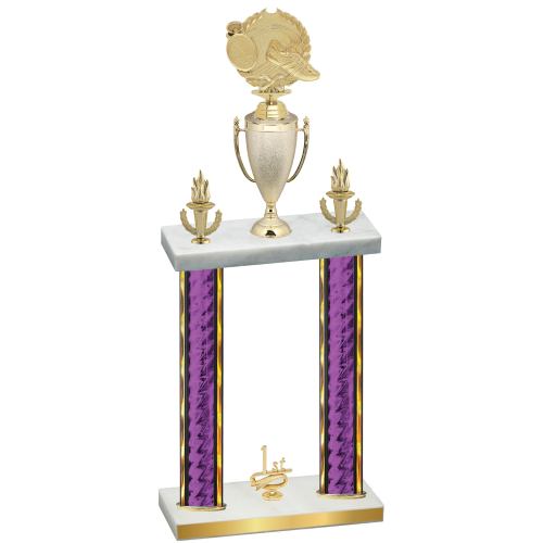Double Purple Glacier First Place Running Trophy