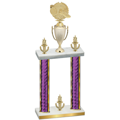 Double Purple Glacier Victory Running Trophy